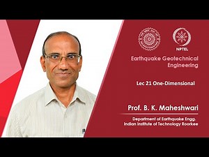 Lecture 21 - One-Dimensional