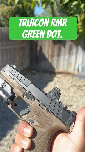 Trijicon’s Brand New RMR Type 2 Green Dot #shorts