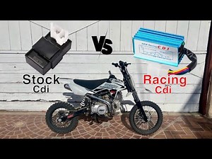 Stock cdi vs Racing cdi on 125cc Pit Bike