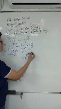 Tingkatan 4 | Add Maths | Bab 4: Indeks [SPM] | Chapter 4: Indices [SPM]#onlinetuition