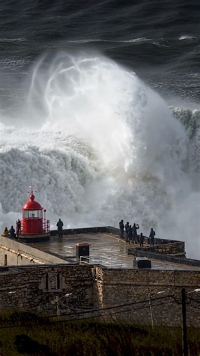 NAZARE - Portugal - Big waves - #nazareportugal #waves #surf #atlantic #ocean #bigwavesnazare