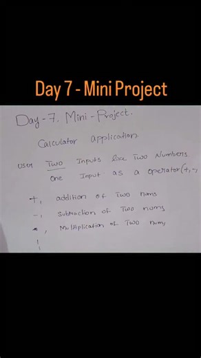 Nagababu Balla | FlashCoders⚡⚡ | In this mini project you will the concepts like Input and output Variables Data types Operators Conditional statements So what if... | Instagram