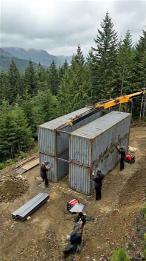 Building an Off Grid Container Home in the Forest