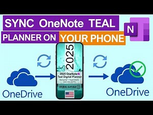 How to Sync OneNote Digital Planner on your Phone