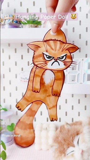 Cutest DIY Hanging Paper Doll Ever😍✨| Easy & Fun!