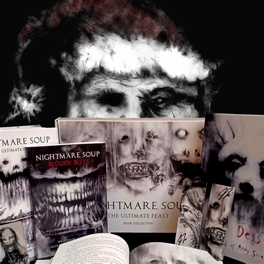 15 reactions | Ask Santa for some scares this year. Over 100 illustrated stories to devour. | Nightmare Soup | Facebook