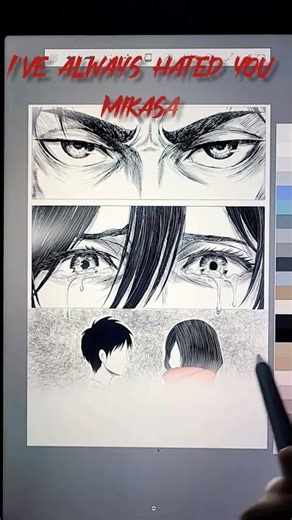 Eren’s lie to Mikasa broke me 💔 #AOT #AttackOnTitan#eremika #eren