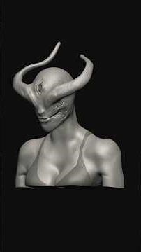 Best searchable caption:3D Creature Sculpting Timelapse in ZBrush 👹🔥 #zbrush #zbrushtuts #sculpt