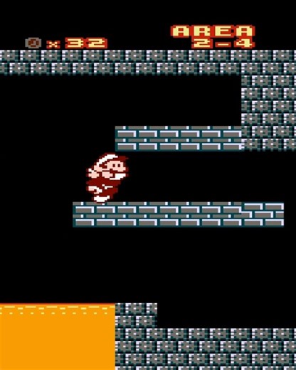 Supreme Mario Bros World 2-4 NES | Classic Mario Castle Level #nintendo #mario