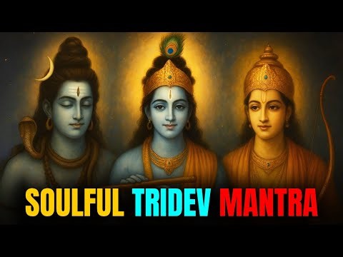 Soulful Tridev Mantra | Most Powerful Mantra in Hinduism | Ram Krishna Shiva Mantra for Positivity
