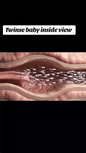 Twins Baby inside view in mother #process #human #anatomy #foryoupage #delivery