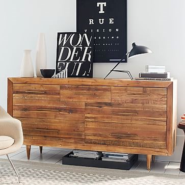 Alexa Reclaimed Wood 7-Drawer Dresser (70")