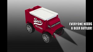 🍻 C3 Beer Coolers! 🍻 Be the envy of your next party or tailgate! C3 RC coolers come complete with a 3 speed remote control, LED headlights, Bluetooth speakers and a USB phone charging port. They hold over 24 cans with ice. C3 RC coolers are Rotationally Molded and foamed for durability. Made in Wisconsin, USA! | C3 Custom Cooler Creations