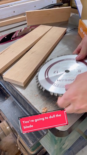 Tool Tuesday. Stack your dado blades next to the work piece to find the perfect fit