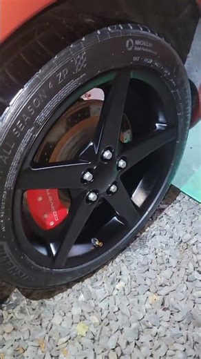 Corvette C6 black wheel
