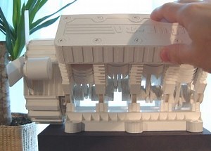 Paper V8 engine