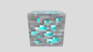 Minecraft Diamond Ore - Download Free 3D model by Coller (@TheCollerroller)