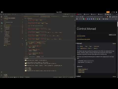 PureScript ChezScheme chill coding stream pt 3 - discovered bug in transpiler