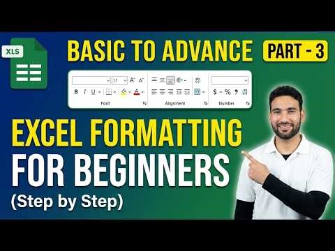 Learn Excel Formatting Step by Step | MS Excel for Beginners | Basic Formatting Made Easy | #excel