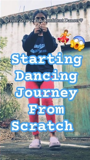 Starting My Dance Journey from ZERO 💃✨ | Beginner to Dancer 🚀 #dance #ytshorts #shortsfeed#shorts