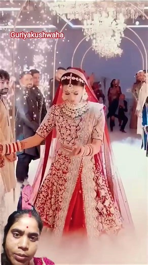 guriyakushwaha #viralvideo #shortvideo bridal Dulhan entry dance 🥰💫🫶👰🥀🌹💖😘