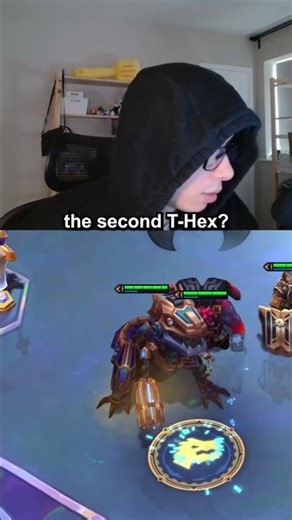 THE NEW DOUBLE T-HEX COMP IS INSANE!!! #TFT #gamingshorts #shorts