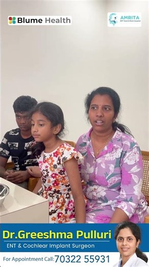 Coblation Adenoid Surgery at Amrita ENT Hospital #drgreeshmapulluri #amritaent #entcare