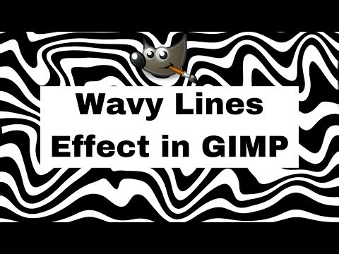 Wavy Lines Effect In GIMP