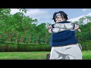 Naruto Uzumaki Chronicles 2 Using Sasuke Uchiha SECRET JUTSUS + Curse Mark Textures