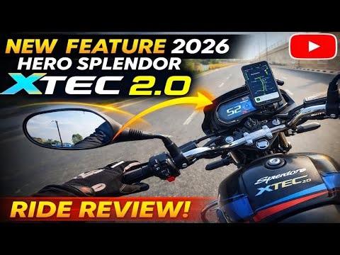 2026 New Updated Hero Splendor plus Xtec 2.O Complete Detailed Ride Review Eco indicator Pickup Test