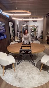 58K views · 24 reactions | The Big Round extending table represents the evolution and innovation of the round table mechanism. The patented opening mechanism is made up of a perfect overlapping of solidly held joints. | Ozzio Italia | Facebook