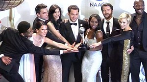 Liza Weil and cast mates celebrate award at NAACP Image Awards