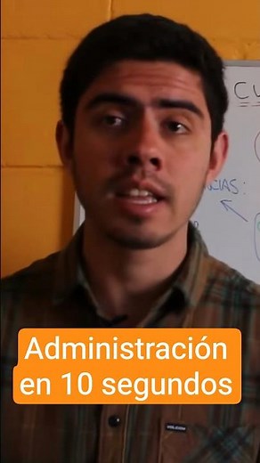 The concept of administration in 10 seconds. 📈💯