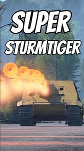 The SUPER STRUMTIGER in War Thunder...