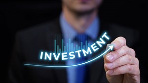 Businessman drawing an increasing graph, visualizing rising investment growth in business. 3D animation concept | Premium Stock Video Footage