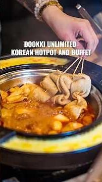 Dookki Unlimited Korean Hotpot and Buffet is definitely a must-visit!
