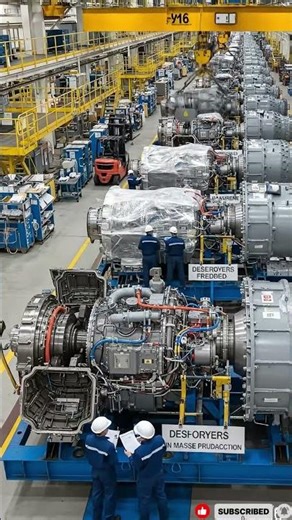 How robotics optimize complex engine construction