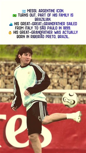 Messi Has BRAZILIAN Roots?! 😳🇧🇷