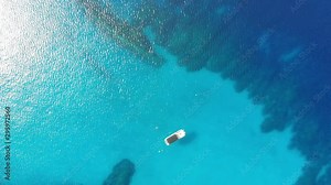 Aerial view of USS Kittiwake shipwreck