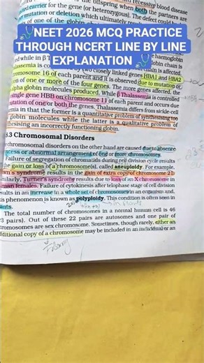 3-UNIT-7 GENETICS AND EVOLUTION QUESTION PRACTICE THROUGH NCERT LINE#NEET26#DREAM AIIMS MOTIVATION