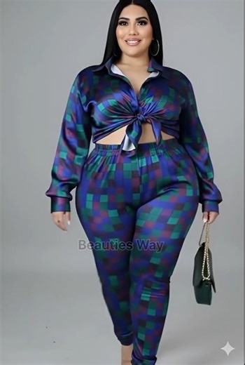 Plus Size Carmen Legging Set Fashion Collection