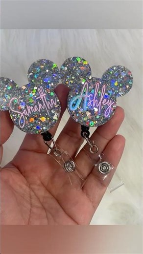 Personalized Holographic Badge: CLick 👉 ❤️ #disneyinspired #customizegifts #badge #gift #nurseweek