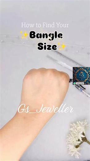 How to Measure Bangle Size at Home | Easy & Accurate Method.