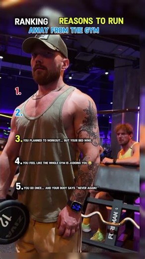 5 Reasons To Run Away From The Gym 😂