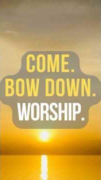 Worship God With All Your Heart | Sunday Scripture Reading for Deep Worship