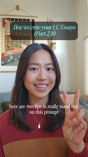 Essay Cafe on Instagram: "Comment "UC GUIDE" to get our FULL guide to the University of California application essays! Go to ✨️ www.essay.cafe ✨️ for professional essay reviews from me + team! At Essay Cafe, we help make your college app essays your biggest advocates in the admissions office. We offer 1:1 help and detailed essay reviews, combining storytelling expertise with admissions strategy to make you stand out. ✨️ #essaycafe #collegeessay #collegeessaytips #essaytips #classof2026 #seniorye