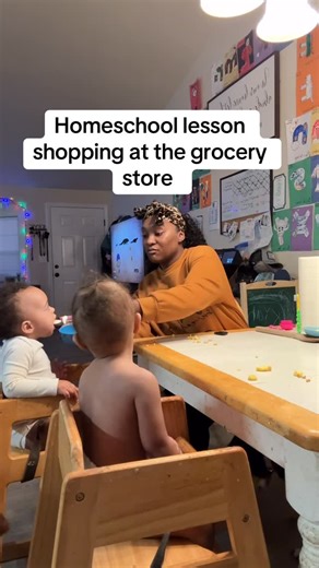 @thetwinchaosclub_ on Instagram: "Homeschooling in real life looks like turning a simple grocery store trip into a full lesson on math, reading, budgeting, nutrition, and teamwork. Taking all four of my kids along means learning doesn’t stop at home—it happens in the aisles, at the checkout, and in everyday moments that matter most. #HomeschoolLife #HomeschoolMom #HomeschoolFamily #RealLifeLearning #everydaylearning"