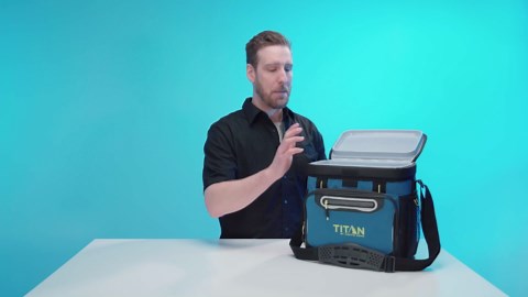Titan by Arctic Zone Deep Freeze Cooler - Zipperless Hardbody Cooler - Deep Freeze Insulation, HardBody Liner, and SmartShelf