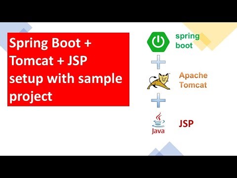 Spring Boot + Tomcat + JSP Sample Web Application