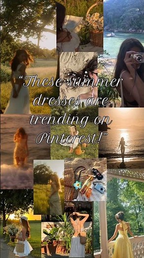 10 Cute Summer Dresses from Pinterest #pinterestoutfits #summer #aesthetic #shorts
